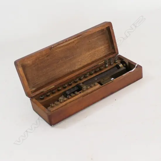 GERMAN G.BOLEY WATCHMAKER'S LATHE IN BOX